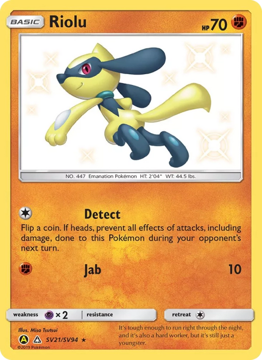 SV21/SV94 Riolu SHINY - Destinées Occultes