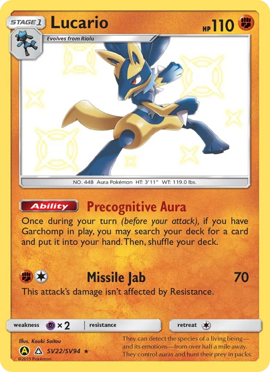 SV22/SV94 Lucario SHINY - Destinées Occultes