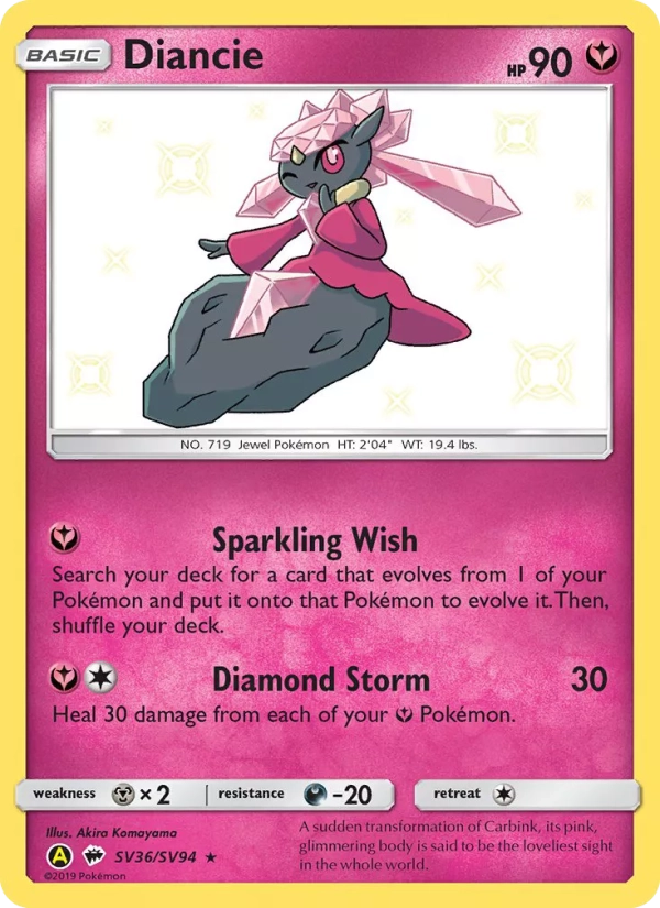 SV36/SV94 Diancie SHINY - Destinées Occultes