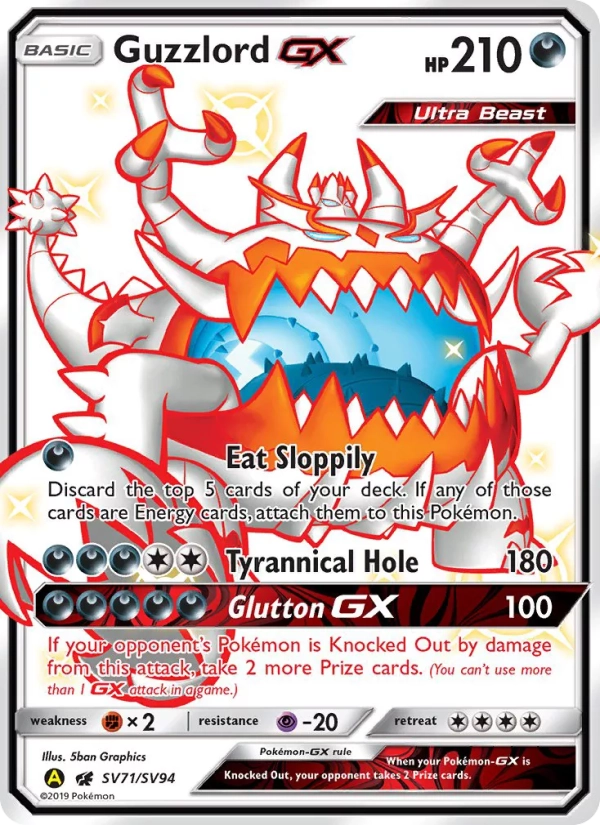 SV71/SV94 Engloutyran GX - Destinées Occultes