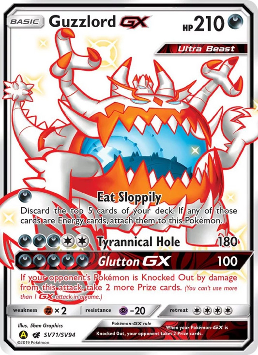 SV71/SV94 Engloutyran GX - Destinées Occultes