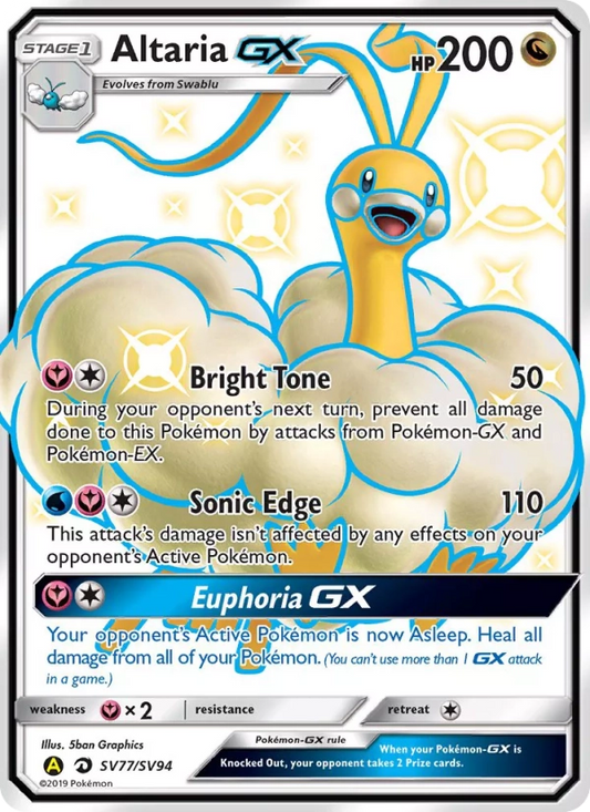 SV77/SV94 Altaria GX - Destinées Occultes
