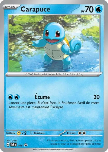 SVP048 Carapuce HOLO - Promo SV