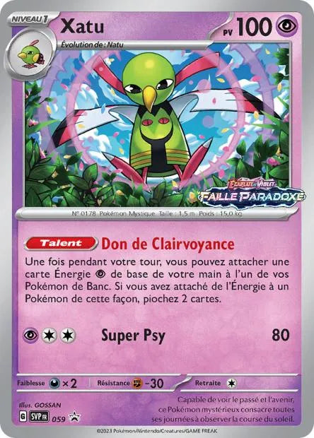 SVP059 Xatu HOLO STAMP - Promo SV