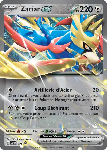 SVP198 Zacian EX - Promo SV