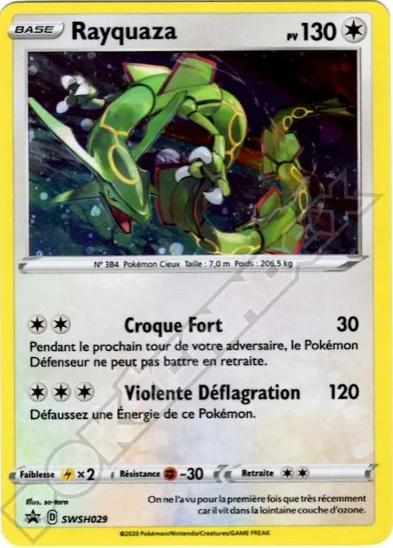 SWSH029 Rayquaza HOLO - Promo SWSH