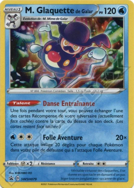 SWSH079 Mr Glaquette de Galar HOLO - Promo SWSH