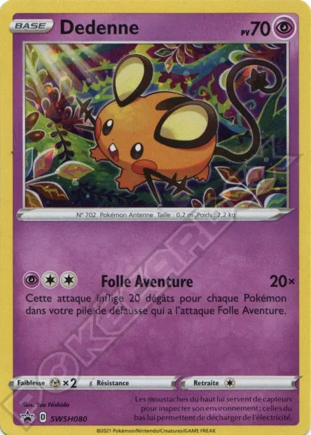 SWSH080 Dedenne HOLO - Promo SWSH