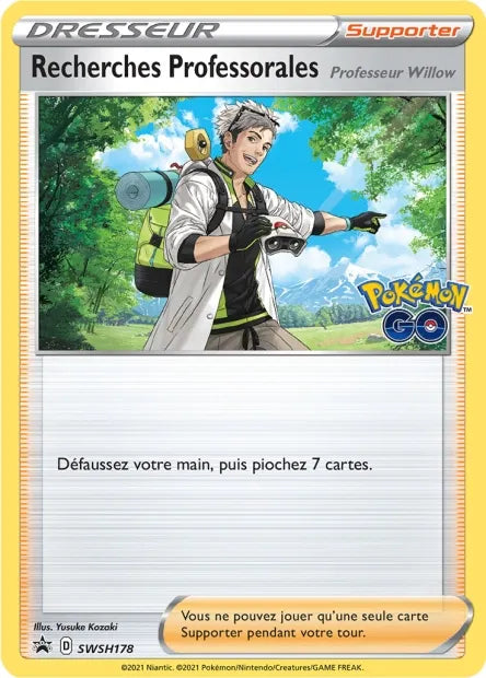 SWSH178 Recherches Professorales HOLO - Promo SWSH