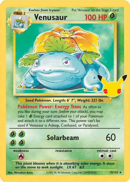 15/102 Venusaur HOLO - Anglais