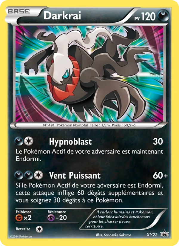 XY22 Darkrai HOLO - Promo XY