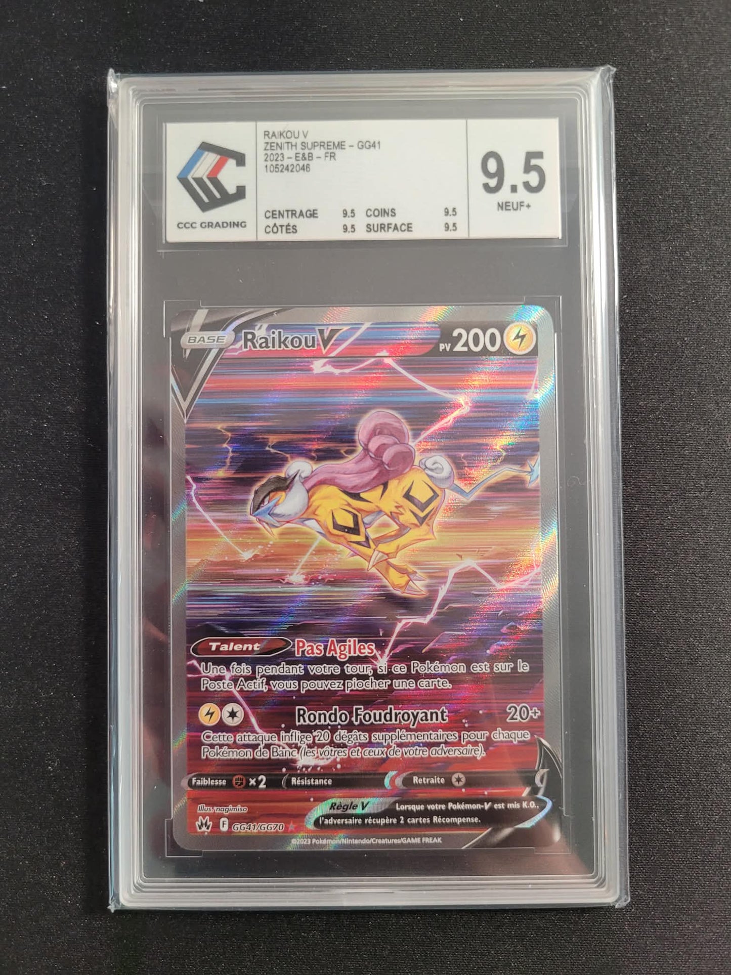 GG41/GG70 Raikou V - Cartes Gradées